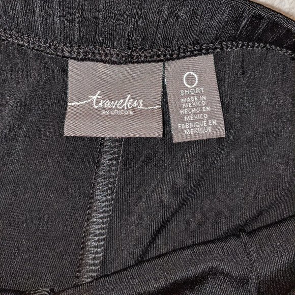 Chico's Travelers Pants in Black (Short/Petite) - Picture 3 of 4